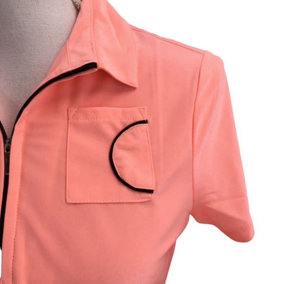 Jamie Sadock Simplicite NEW Womens Size Small Golf Polo Short Sleeve Quarter Zip - Picture 3 of 9